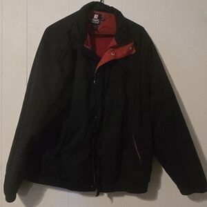 Ralph Lauren Men's Black Performance Jacket with Red Lining